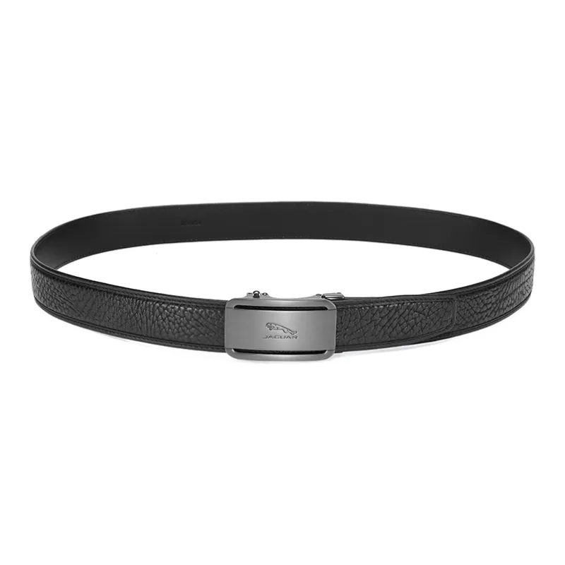 JAGUAR Automatic Buckle Wild Buffalo Leather Leather Belts Men's Width 3.5CM-3