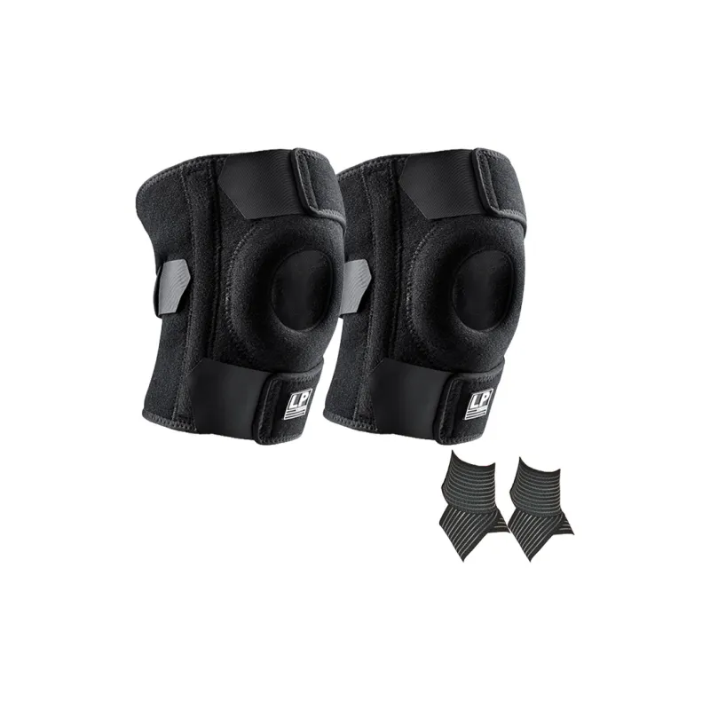 LP SUPPORT Soccer Basketball Bowling Ball Racing Ice Fitness Bicycle Unisex Knee Pads-5