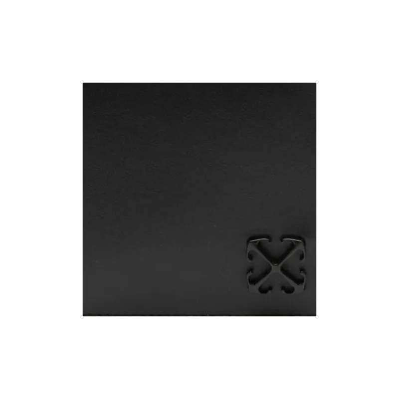 OFF WHITE Jitney Bi Fold Wallet Black-4