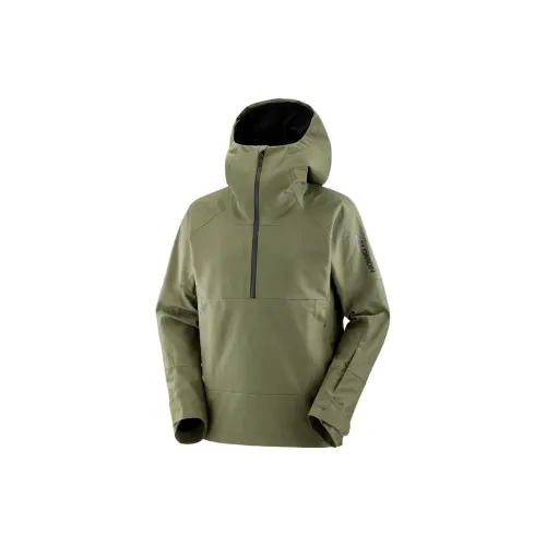 SALOMON TRANSFER Jackets Men Army Green