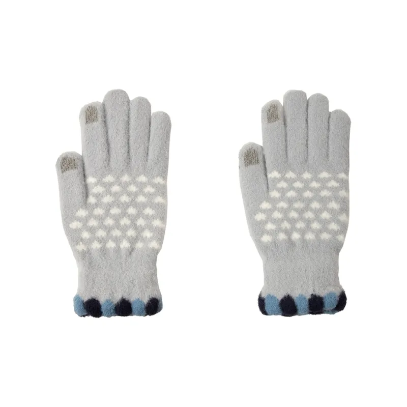 BAIJUAN Knit Gloves Unisex-4