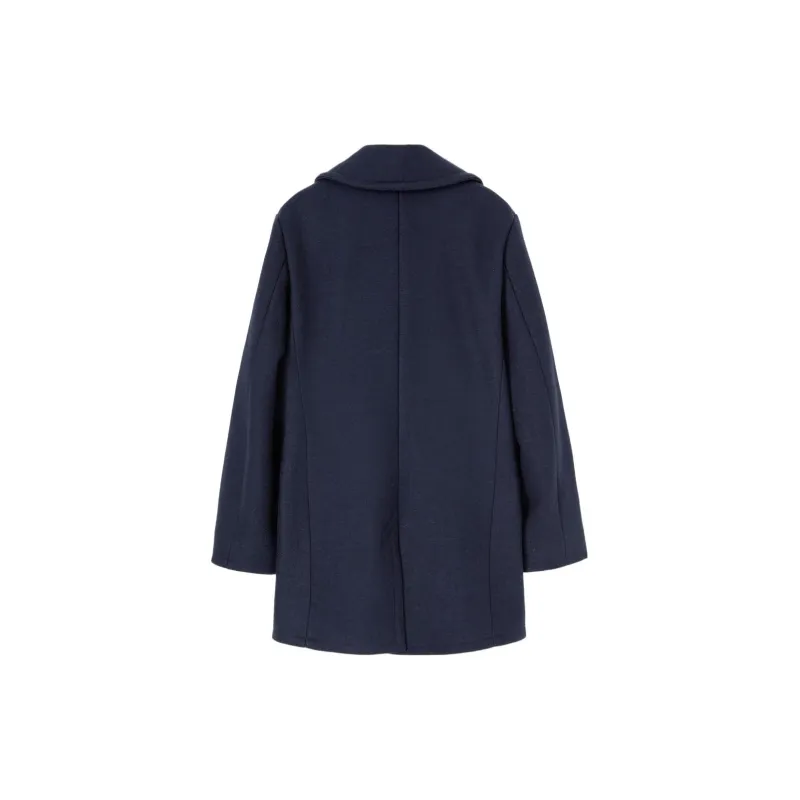 Loro Piana Coats Women's Dark Blue Mineral-1