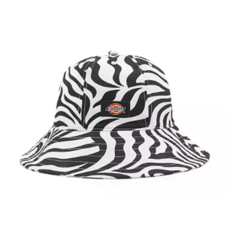 Dickies Bucket Hats Unisex Black White-0