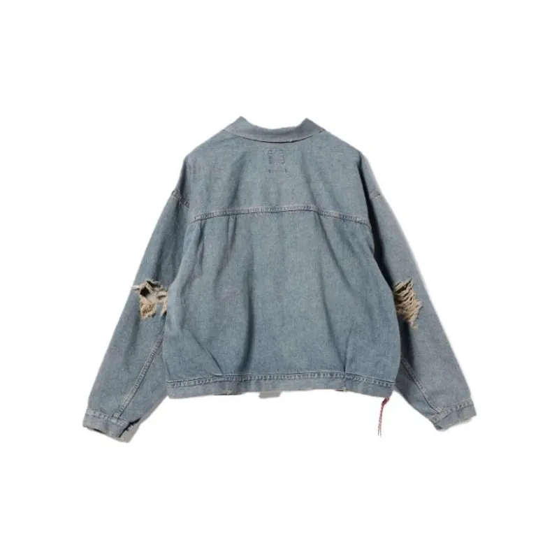 Beams Denim Jackets Men Indigo-1