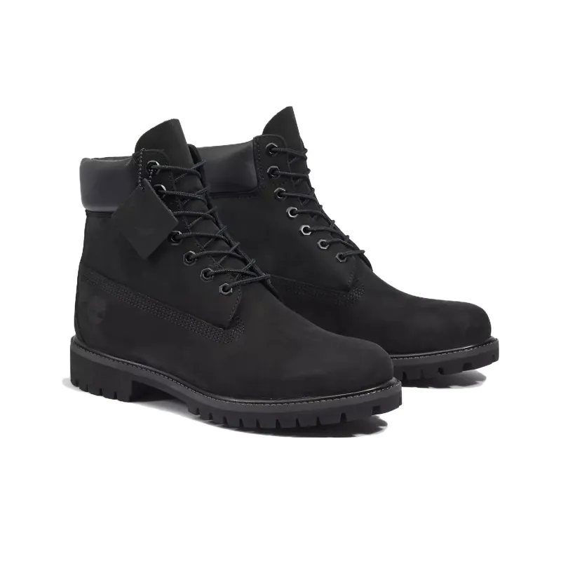Timberland Premium 6 Inch Triple Black Boots-2