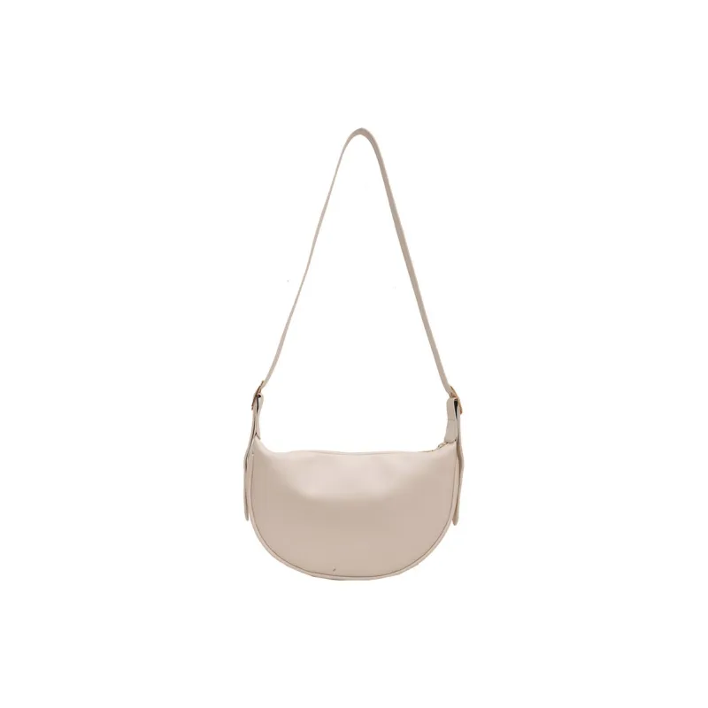 NOMK PU Pillow Bag, Crossbody Bag, Shoulder Bag Regular Women's Brown/White/Black-0