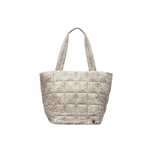 Lululemon Nylon Tote Bag Shopping Bag Shoulder Bag Handbag Women's Leopard White Opal Carbon Powder