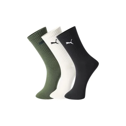 PUMA Mid-Calf Socks Unisex 3 Pack