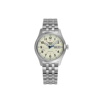 SEIKO Seiko5 Mechanical Movement Watch Unisex Mother of Pearl Color Watch Dial