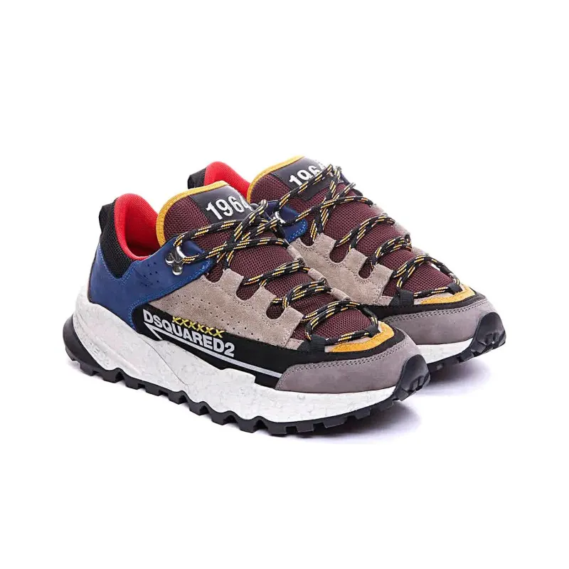DSQUARED 2 Panelled Lace Up Sneakers-2