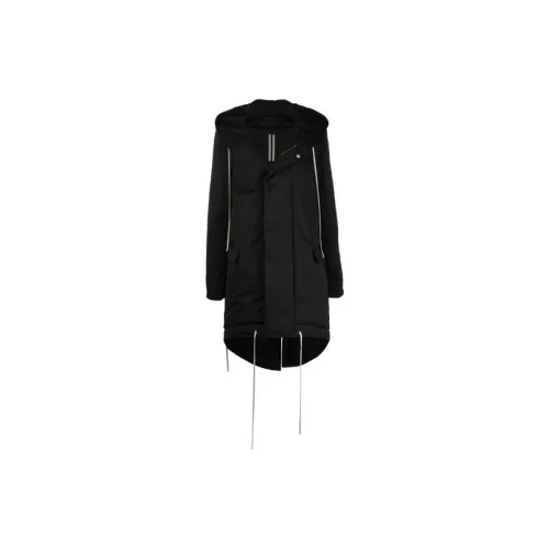 Rick Owens DRKSHDW Puffer Jackets Unisex Black