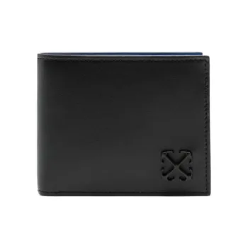 OFF WHITE Jitney Bi Fold Wallet Black