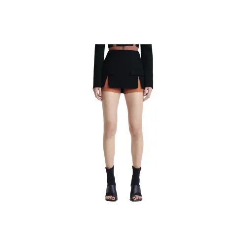 DION LEE Casual Short Skirts Women's Black