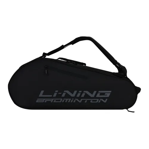 LiNing Polyester Badminton Racket Shoulder Bag Unisex White/Pink