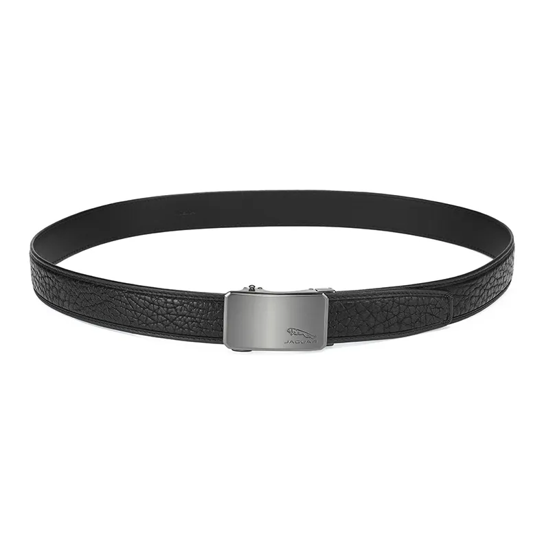 JAGUAR Automatic Buckle Quiet Luxury Wild Buffalo Leather Leather Belts Men's Width 3.5CM-3