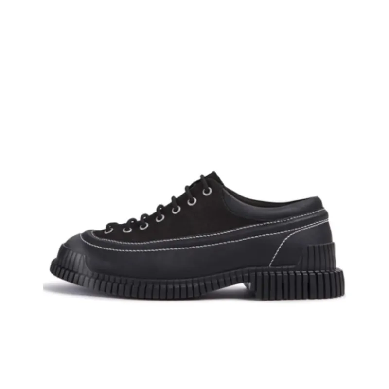 CAMPER Pi Wear-Resistant Low-Top Casual Shoes Men's Black-0
