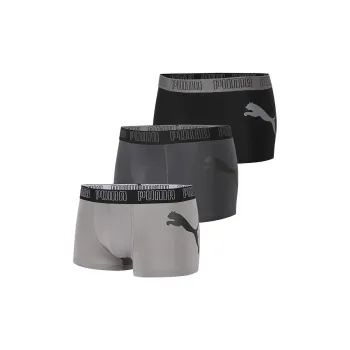 PUMA Underpants Men's 3 Pack, Black Gray Combo