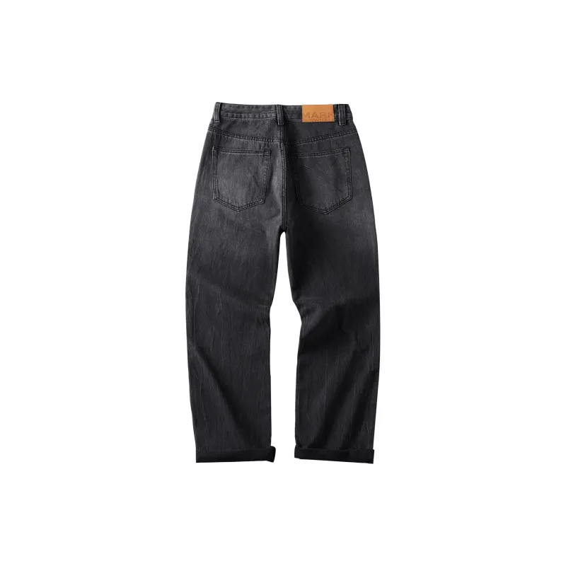 FAIRWHALE Jeans Unisex Denim Black-1
