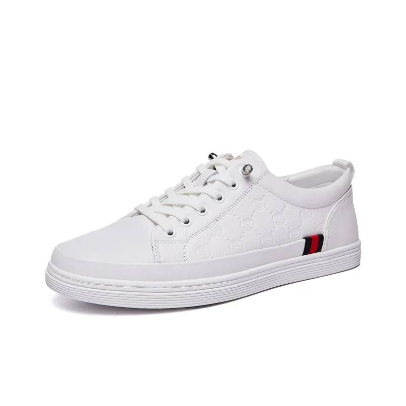 SHERIDan Low Top Skateboard Shoes Men's White-1