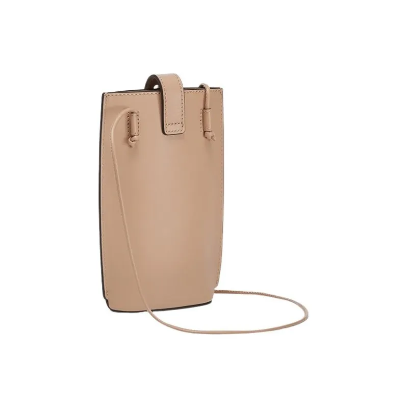 Furla Soft Smooth Leather Shoulder Bag, Crossbody Bag Mini Women's Khaki-3