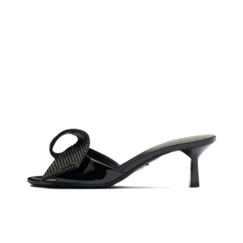 PRADA Slide Slippers 4.5cm Women's Black