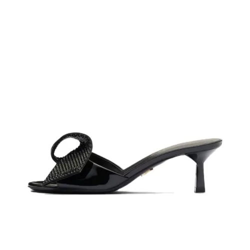 PRADA Slide Slippers Women's Black