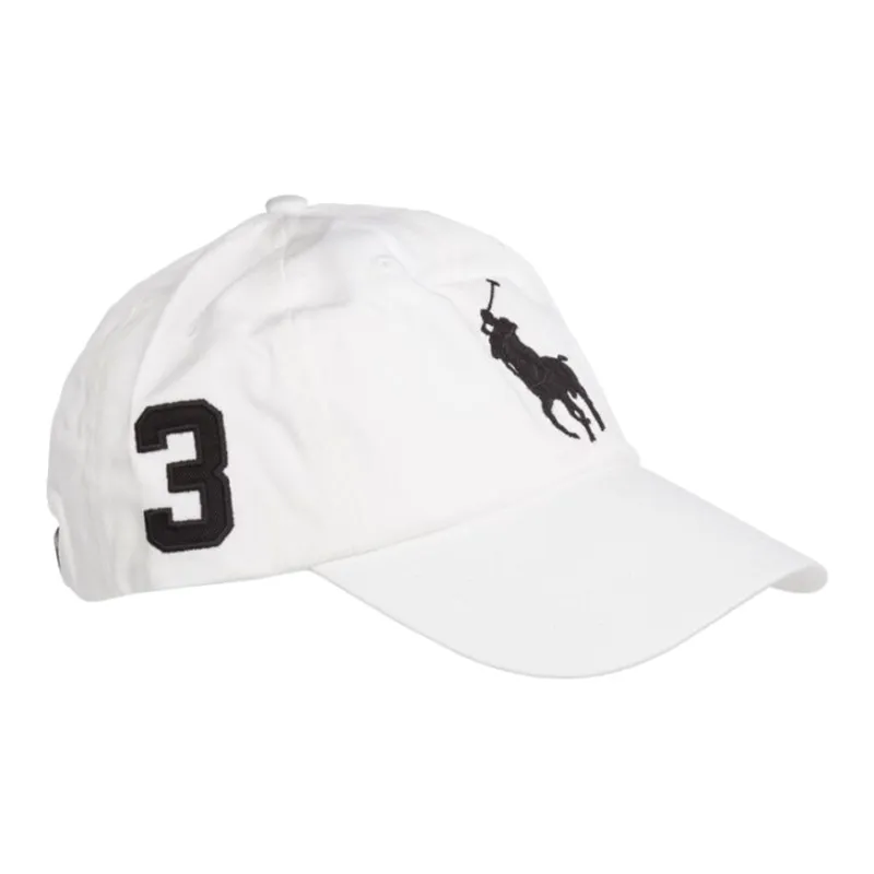 Polo Ralph Lauren Cotton Baseball Caps Men's White-3