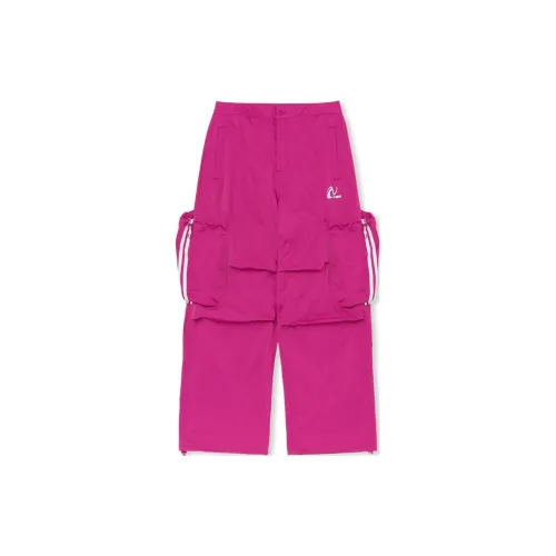 Nerdy Cargo Pants Unisex Pink