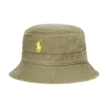 Polo Ralph Lauren Bucket Hats Men's Gray Green