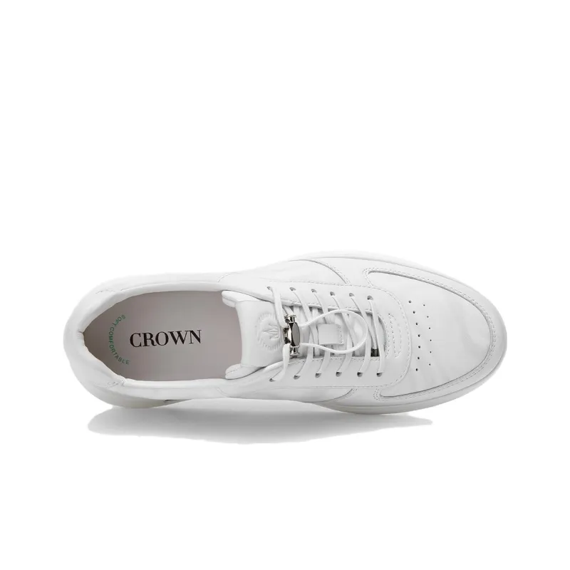 CROWN Wear-Resistant Low-Top Casual Shoes Men's One Yard Larger-3