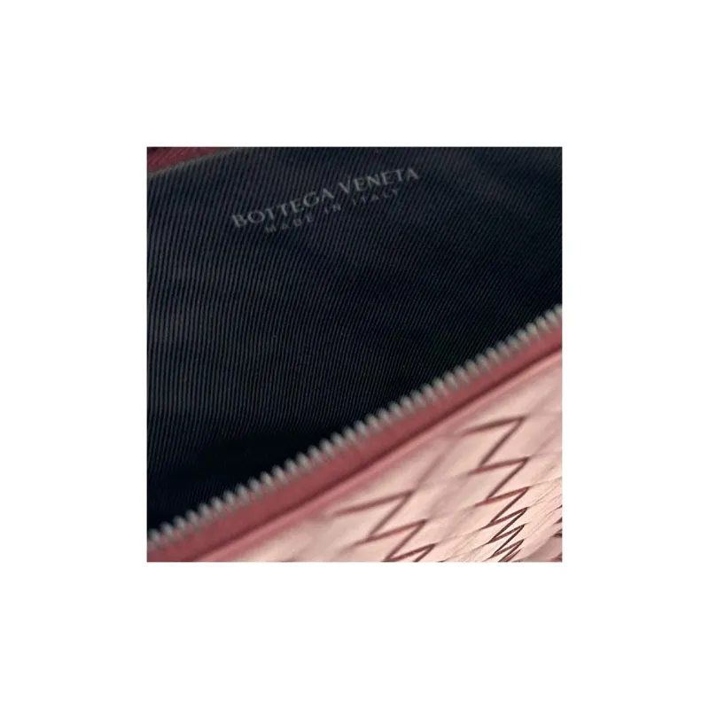Bottega Veneta Calfskin Clutch Large Size Men's Bordeaux Red-4