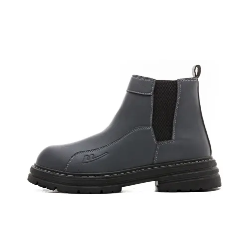 WARRIOR Chelsea Boots Men Gray