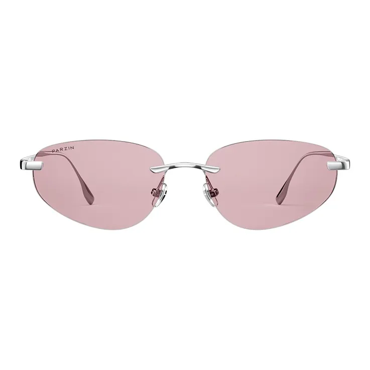 PARZIN Β Titanium Butterfly Sunglasses Unisex Multicolor 8373-6