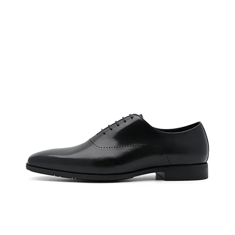 PEDRO Dress Shoes Men Low Top Black-4