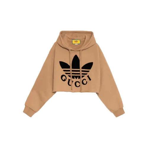 Adidas Originals X GUCCI Sweatshirts Women's Beige