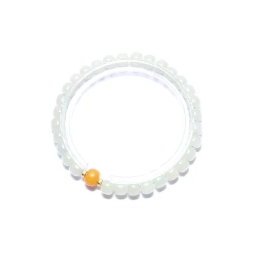 Pan Homestead Hetian Jade Hetian Jade Bracelets Unisex Pale Greenish White Jade
