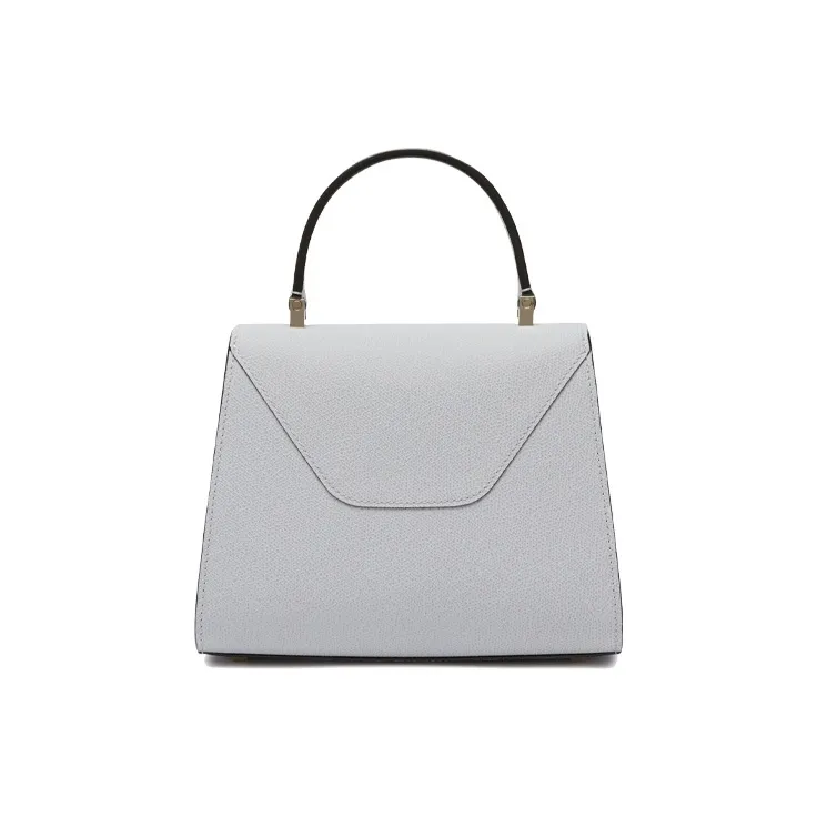 Valextra Iside Millepunte Calfskin Shoulder Bag, Crossbody Bag, Handbag Mini Women's Lime Gray-1