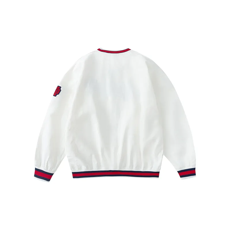 MEDRIA Sweatshirt Unisex White Red-1