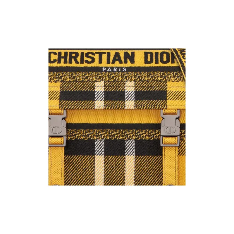 DIOR DiorCamp Embroidery Crossbody Bag Small Size Women's-6