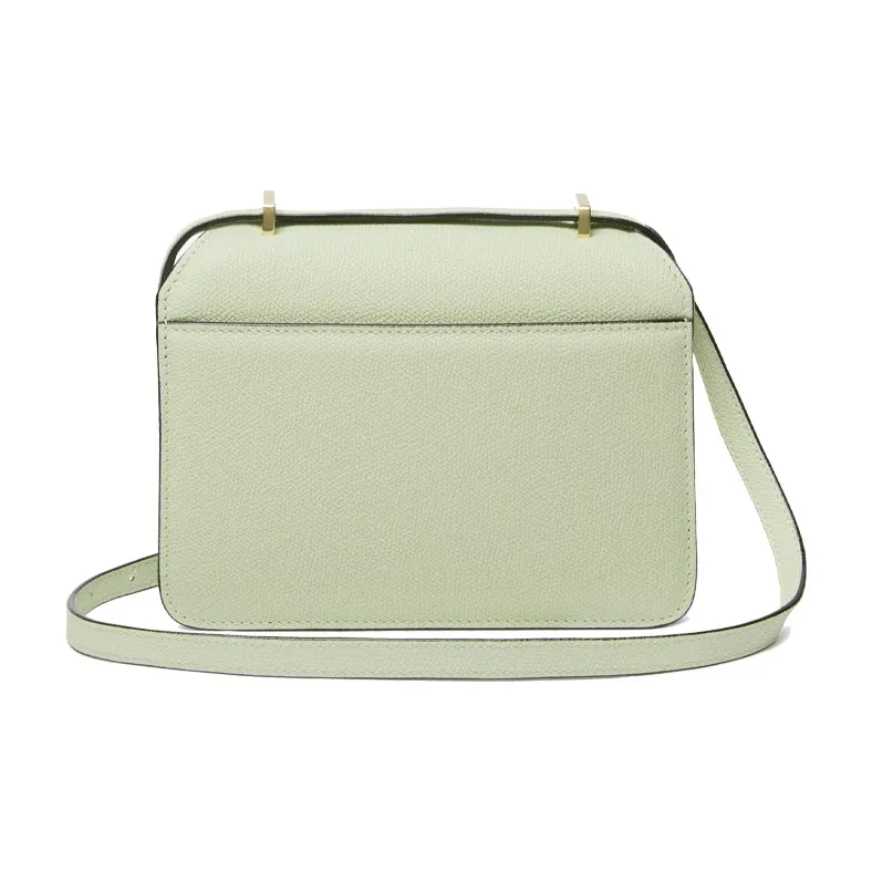 Valextra Millepunte Calfskin Shoulder Bag, Crossbody Bag Mini Women's Mint Green-1