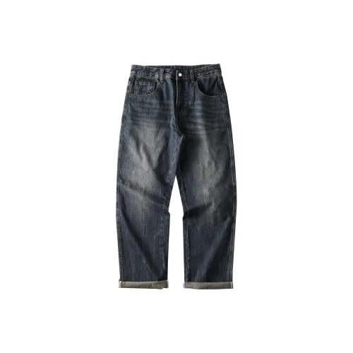 FAIRWHALE Jeans Unisex Denim Blue