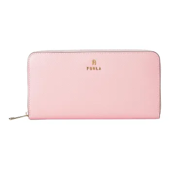 Furla Textured Leather Wallet Extra Large Women's Candy Pink