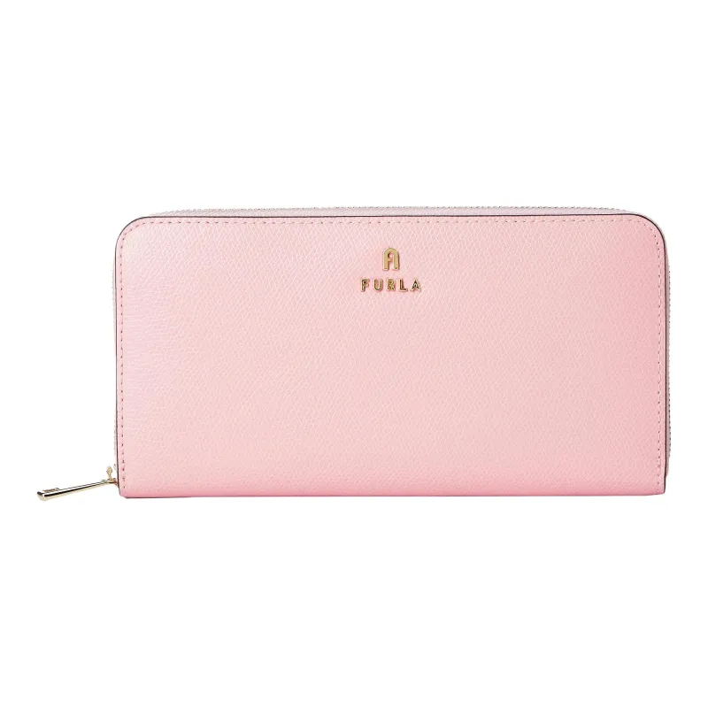 Furla Textured Leather Wallet Extra Large Women's Candy Pink-0