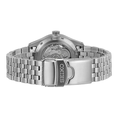 SEIKO Seiko5 Mechanical Movement Watch Unisex Mother of Pearl Color Watch Dial-3