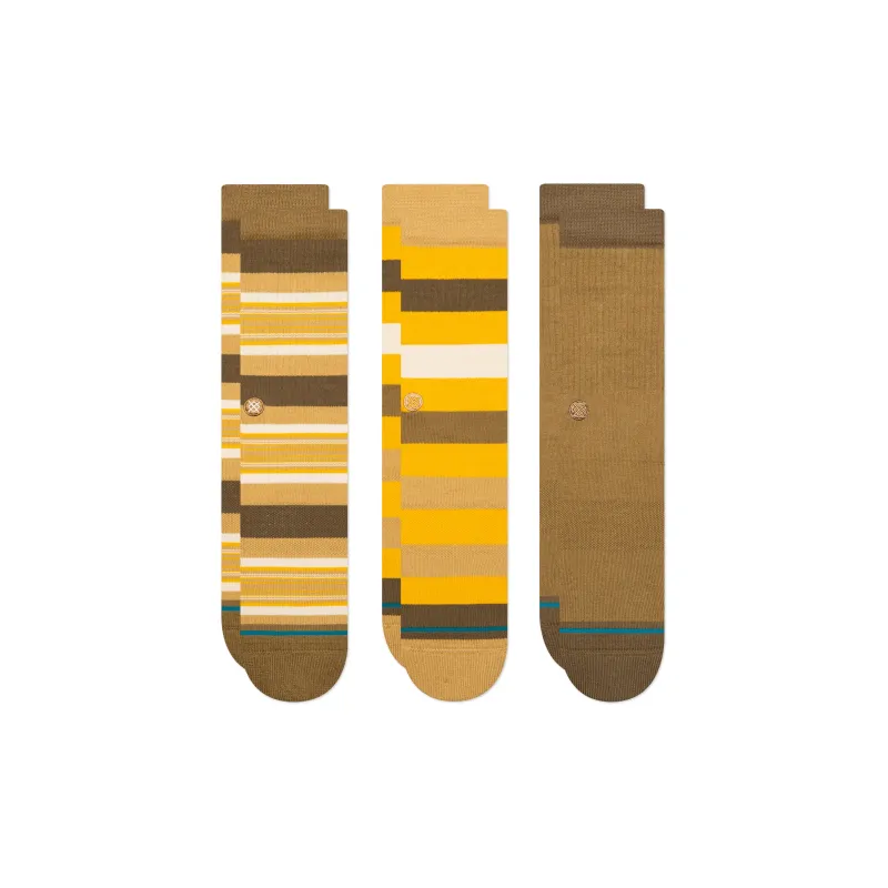 Stance Mid Calf Socks Unisex 3 Pack Mixed Color-0
