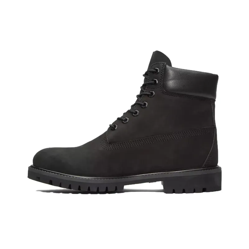 Timberland Premium 6 Inch Triple Black Boots-0
