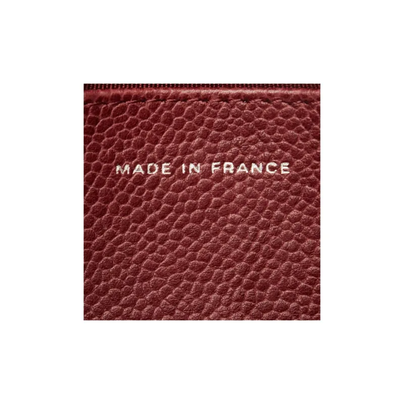 CHANEL Cow Leather Shoulder Bag, Crossbody Bag, Wallet Women's Brick Red-4