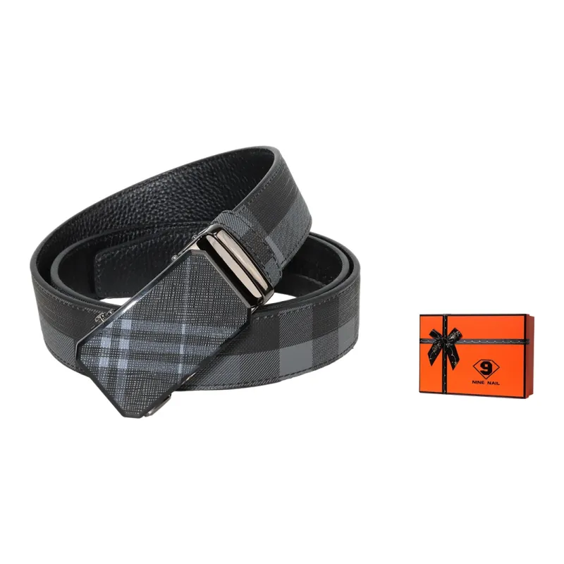 NINE NAIL Leather Belts Men-1