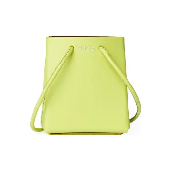 MEDEA Calfskin Crossbody Bag Shoulder Bag Mini Women's Ginger