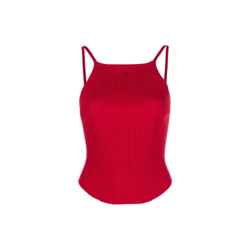 COURREGES Tank Tops Women's Red